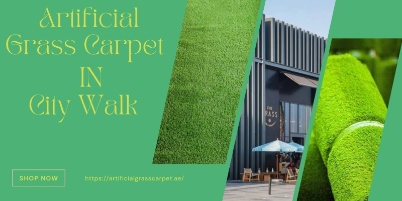 Artificial Grass Carpet In City Walk