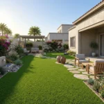 Witham 42mm Artificial Grass Carpet installed at residential area